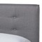Baxton Studio Jonesy MidCentury Modern Transitional Grey Fabric Upholstered Full Size 3Piece Bedroom Set 219-6702-7288-ZORO - alternate 4